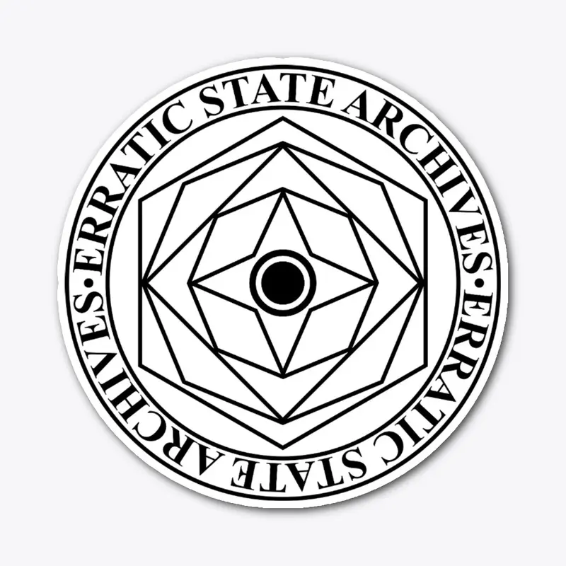 Erratic State Archives Stickers