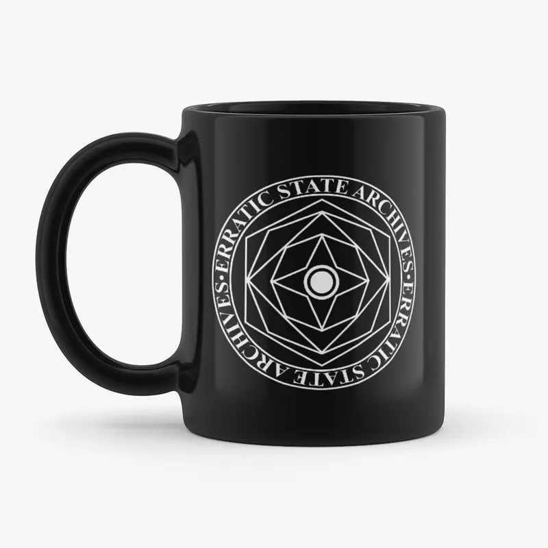 Erratic State Archives Black Mug