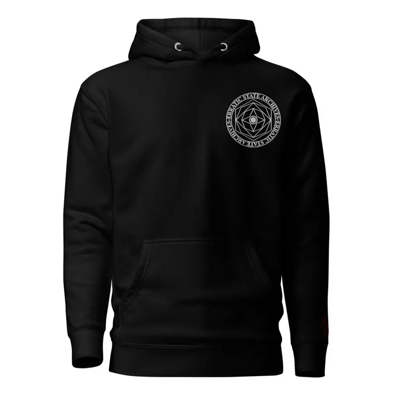 Embroidered Erratic State Hoodie